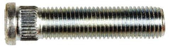 Dorman - M12-1.5 Serrated Bolt Wheel Stud - 12.8mm Knurl, 54mm OAL, 8mm Shoulder Length - Americas Industrial Supply