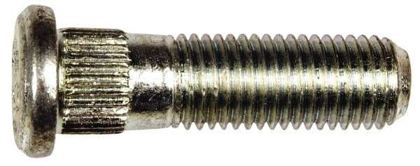 Dorman - M12-1.5 Serrated Bolt Wheel Stud - 13.08mm Knurl, 42mm OAL, 12.5mm Shoulder Length - Americas Industrial Supply