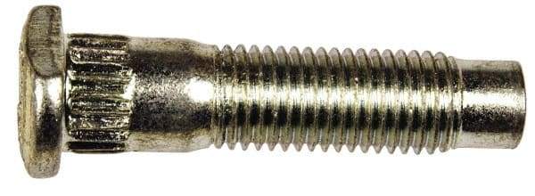Dorman - M12-1.5 Serrated Bolt Wheel Stud - 13.41mm Knurl, 51.5mm OAL, 13.5mm Shoulder Length - Americas Industrial Supply