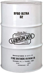 Lubriplate - 55 Gal Drum, ISO 32, SAE 10, Air Compressor Oil - -8°F to 375°, 160 Viscosity (SUS) at 100°F, 46 Viscosity (SUS) at 210°F - Americas Industrial Supply