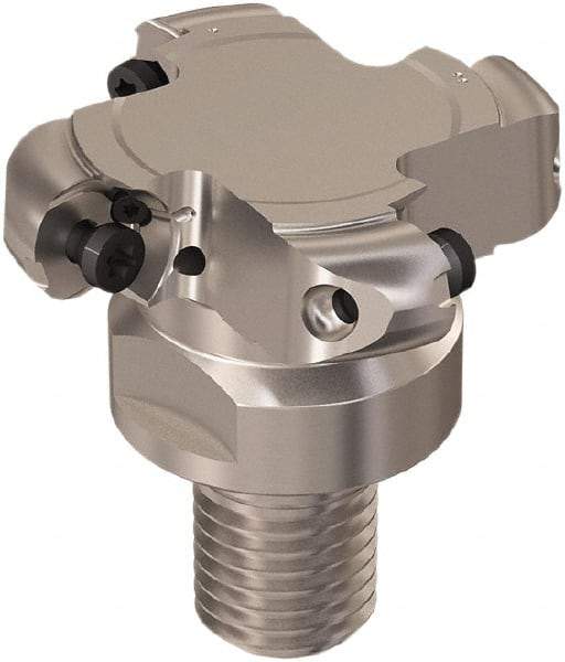 Seco - Modular Connection Connection, 0.236" Cutting Width, 19/64" Depth of Cut, 1-1/2" Cutter Diam, 6 Tooth Indexable Slotting Cutter - R335.29 Toolholder, RD.. 06.. Insert, Right Hand Cutting Direction - Americas Industrial Supply