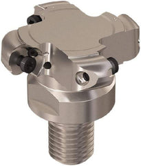 Seco - Modular Connection Connection, 0.236" Cutting Width, 19/64" Depth of Cut, 1-1/2" Cutter Diam, 6 Tooth Indexable Slotting Cutter - R335.29 Toolholder, RD.. 06.. Insert, Right Hand Cutting Direction - Americas Industrial Supply