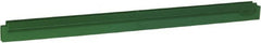 Vikan - 24" Rubber Blade Squeegee Refill - Double Edge, Green, Plastic Holder - Americas Industrial Supply
