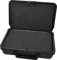 Platt - 10-1/2" Wide x 3" High, Clamshell Hard Case - Black, Polyethylene - Americas Industrial Supply