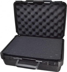 Platt - 13-1/2" Wide x 5-1/2" High, Clamshell Hard Case - Black, Polyethylene - Americas Industrial Supply