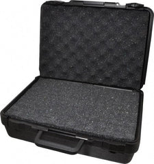 Platt - 15" Wide x 4-3/8" High, Clamshell Hard Case - Black, Polyethylene - Americas Industrial Supply