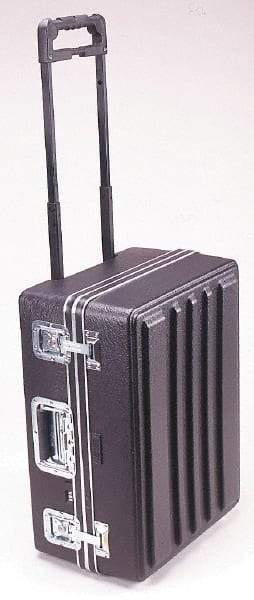 Platt - 19-1/2" Wide x 13-3/4" High, Shipping/Travel Case - Black, Polyethylene - Americas Industrial Supply