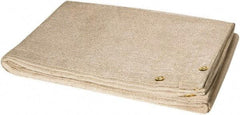 Steiner - 10' High x 10' Wide x 0.035" Thick Fiberglass Welding Blanket - Tan, Grommet - Americas Industrial Supply