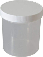 Dynalon Labware - 40 oz Jar - Polypropylene, Translucent, 5.11" High x 4.72" Diam, 4.72" Cap - Americas Industrial Supply
