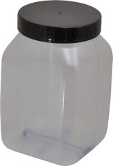 Dynalon Labware - 1,000 mL Wide-Mouth Bottle - PVC, Clear, 5.71" High x 2.76" Diam, 2.76" Cap - Americas Industrial Supply