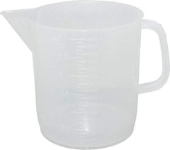 Dynalon Labware - 3,000 ml Polypropylene Graduated Beaker - 100 ml Graduation, 6-1/2" Diam x 7-5/64" High - Americas Industrial Supply