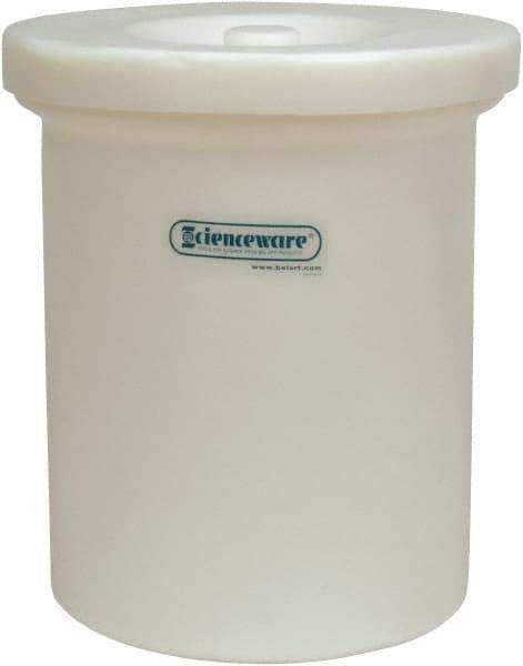 Bel-Art - 6 Gal Jar - Polyethylene, Translucent, 16" High, 3/4" Cap - Americas Industrial Supply