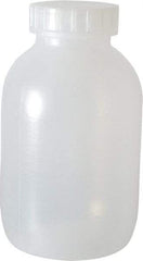 Bel-Art - 64 oz Wide-Mouth Bottle - Polypropylene, Translucent, 8.4" High x 4.9" Diam, 3/4" Cap - Americas Industrial Supply