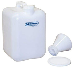 Bel-Art - 5 Gal Carboy - Polyethylene, White, 16" High x 9.6" Diam, 3/4" Cap - Americas Industrial Supply