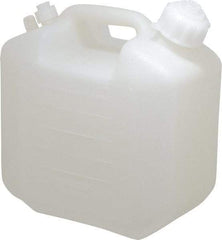 Bel-Art - 1-1/4 Gal Carboy - Polyethylene, White, 5-1/2" High x 9.6" Diam, 3/4" Cap - Americas Industrial Supply