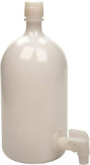 Bel-Art - 1 Gal Carboy - Polyethylene, White, 38mm Cap - Americas Industrial Supply