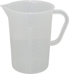 Bel-Art - 1,000 ml Polypropylene Graduated Pitcher - 50 ml Graduation, x 6-1/2" High - Americas Industrial Supply