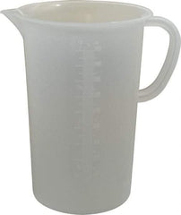 Bel-Art - 2,000 ml Polypropylene Graduated Pitcher - 100 ml Graduation, x 8-1/2" High - Americas Industrial Supply