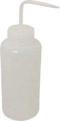 Bel-Art - 32 oz Wide-Mouth Bottle - Polyethylene, Translucent, 53mm Cap - Americas Industrial Supply