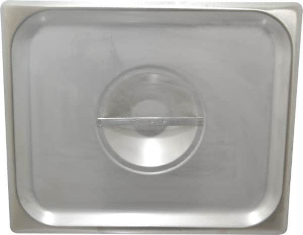 VOLLRATH - 12.8" Long x 10.4" Wide, Rectangular Stainless Steel Lid - Use with Food Pan - Americas Industrial Supply