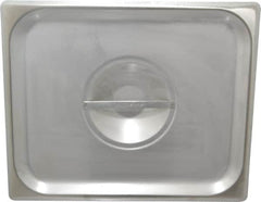 VOLLRATH - 12.8" Long x 10.4" Wide, Rectangular Stainless Steel Lid - Use with Food Pan - Americas Industrial Supply