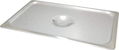 VOLLRATH - 20.8" Long x 12.8" Wide, Rectangular Stainless Steel Lid - Use with Food Pan - Americas Industrial Supply