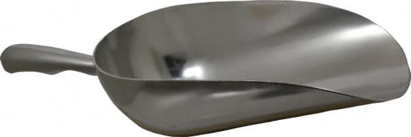 VOLLRATH - 40 oz Silver Cast Aluminum Round Bottom Scoop - 4.8" Wide Bowl, 3.6" Handle Length, 12.8" OAL - Americas Industrial Supply