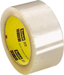 3M - 48mm Wide x 0.06mm Thick x 1,500m Long, 373 Box Sealing & Label Protection Tape - Clear, Use for General Industrial - Americas Industrial Supply