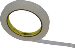 3M - 1/2" x 72 Yd Clear Acrylic Adhesive Packaging Tape - Polypropylene Film Backing, 2.5 mil Thick, Series 605 - Americas Industrial Supply