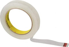 3M - 3/4" x 72 Yd Clear Acrylic Adhesive Packaging Tape - Polypropylene Film Backing, 2.5 mil Thick, Series 605 - Americas Industrial Supply