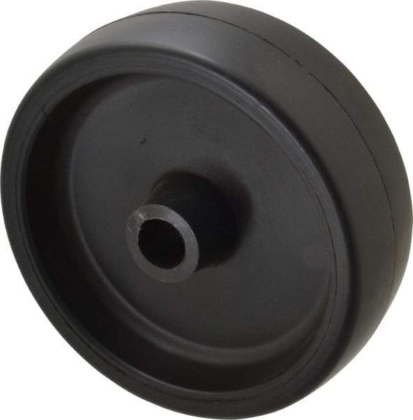 Fairbanks - 6 Inch Diameter x 2 Inch Wide, Polyolefin Caster Wheel - 650 Lb. Capacity, 2-3/16 Inch Hub Length, 3/4 Inch Axle Diameter, Plain Bearing - Americas Industrial Supply