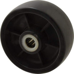 Fairbanks - 5 Inch Diameter x 2 Inch Wide, Polyolefin Caster Wheel - 650 Lb. Capacity, 2-3/16 Inch Hub Length, 3/4 Inch Axle Diameter, Roller Bearing - Americas Industrial Supply