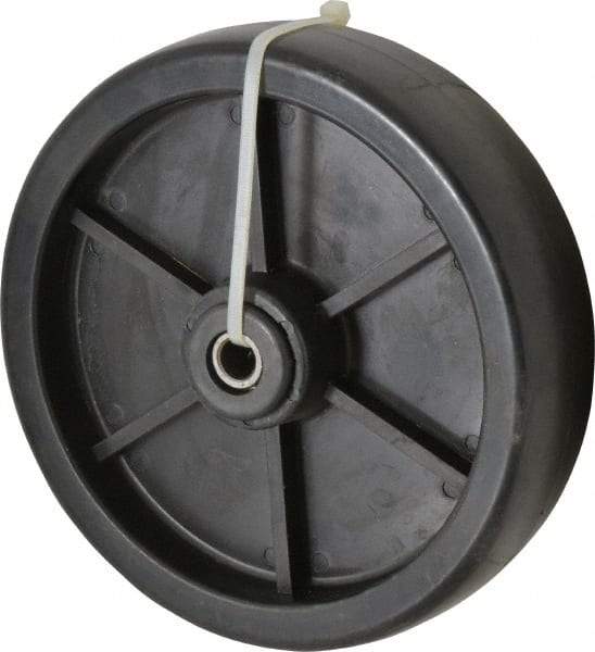 Fairbanks - 8 Inch Diameter x 2 Inch Wide, Polyolefin Caster Wheel - 800 Lb. Capacity, 2-3/16 Inch Hub Length, 3/4 Inch Axle Diameter, Roller Bearing - Americas Industrial Supply