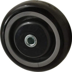 Fairbanks - 4 Inch Diameter x 1-1/4 Inch Wide, Polyurethane Caster Wheel - 250 Lb. Capacity, 1-5/8 Inch Hub Length, 3/8 Inch Axle Diameter, Ball Bearing - Americas Industrial Supply