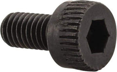 Made in USA - M3x0.50 Metric Coarse Hex Socket Drive, Socket Cap Screw - Grade 12.9 Alloy Steel, Black Oxide Finish, Fully Threaded, 6mm Length Under Head - Americas Industrial Supply