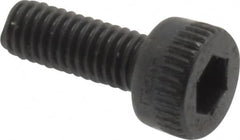 Made in USA - M3x0.50 Metric Coarse Hex Socket Drive, Socket Cap Screw - Grade 12.9 Alloy Steel, Black Oxide Finish, Fully Threaded, 8mm Length Under Head - Americas Industrial Supply