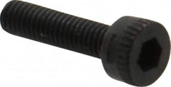 Made in USA - M3x0.50 Metric Coarse Hex Socket Drive, Socket Cap Screw - Grade 12.9 Alloy Steel, Black Oxide Finish, Fully Threaded, 12mm Length Under Head - Americas Industrial Supply
