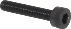 Made in USA - M3x0.50 Metric Coarse Hex Socket Drive, Socket Cap Screw - Grade 12.9 Alloy Steel, Black Oxide Finish, Fully Threaded, 16mm Length Under Head - Americas Industrial Supply