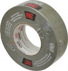 3M - 2" x 55m Green Duct Tape - 10.7 mil, Rubber Adhesive, Polyethylene Film Backing, 32 Lb/ln Tensile Strength, 200°F Max, Series 6969 - Americas Industrial Supply