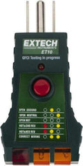 Extech - Receptacle Tester with GFCI - Americas Industrial Supply