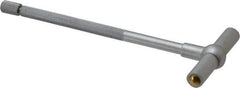 SPI - 2-1/8 to 3-1/2 Inch, 5.85 Inch Overall Length, Telescoping Gage - 5 Inch Long Handle, Hardened Tool Steel, Satin Chrome Finish and TiN Coated Working Faces - Americas Industrial Supply