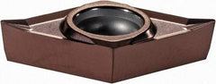 Walter - DCGT32.51 PM2 Grade WXN10 Carbide Turning Insert - TiCN Plus Finish, 55° Diamond, 3/8" Inscr Circle, 5/32" Thick, 1/64" Corner Radius - Americas Industrial Supply