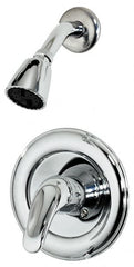 B&K Mueller - Concealed, One Handle, Chrome Coated, Brass, Valve and Shower Head - Lever Handle, Metal Handle - Americas Industrial Supply