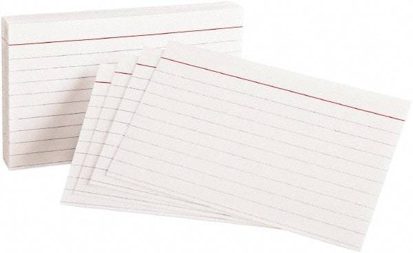 OXFORD - 100 Index Cards - 3 x 5" - Americas Industrial Supply