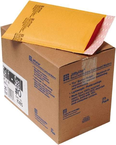 Sealed Air - 10" Long x 6" Wide Self Seal Jiffylite Mailer - Americas Industrial Supply