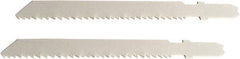 Disston - 3-1/2" Long, 10 to 14 Teeth per Inch, Bi-Metal Jig Saw Blade - Toothed Edge, 0.06" Thick, U-Shank, Raker Tooth Set - Americas Industrial Supply