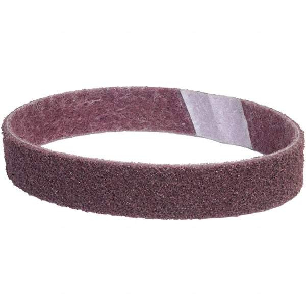 Norton - 1" Wide x 18" OAL, Aluminum Oxide Abrasive Belt - Aluminum Oxide, Medium, Nonwoven, Cloth Backing - Americas Industrial Supply