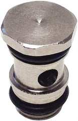 Legris - M5x0.8 Metric, Nickel Plated Brass Push-to-Connect Tube Single Banjo Bolt - 290 Max psi, Tube to Metric Thread Connection, Buna-N O-Ring - Americas Industrial Supply