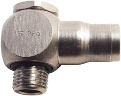 Legris - 8mm Outside Diam, 1/8 BSPP, Nickel Plated Brass Push-to-Connect Tube Single Banjo - 435 Max psi, Tube to Male BSPP Connection, FKM O-Ring - Americas Industrial Supply