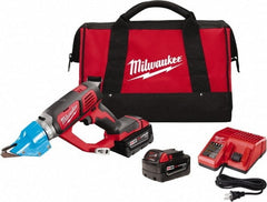 Milwaukee Tool - 3,000 SPM, 18 Volt, Inline Handle, Handheld Cordless Shear - Americas Industrial Supply